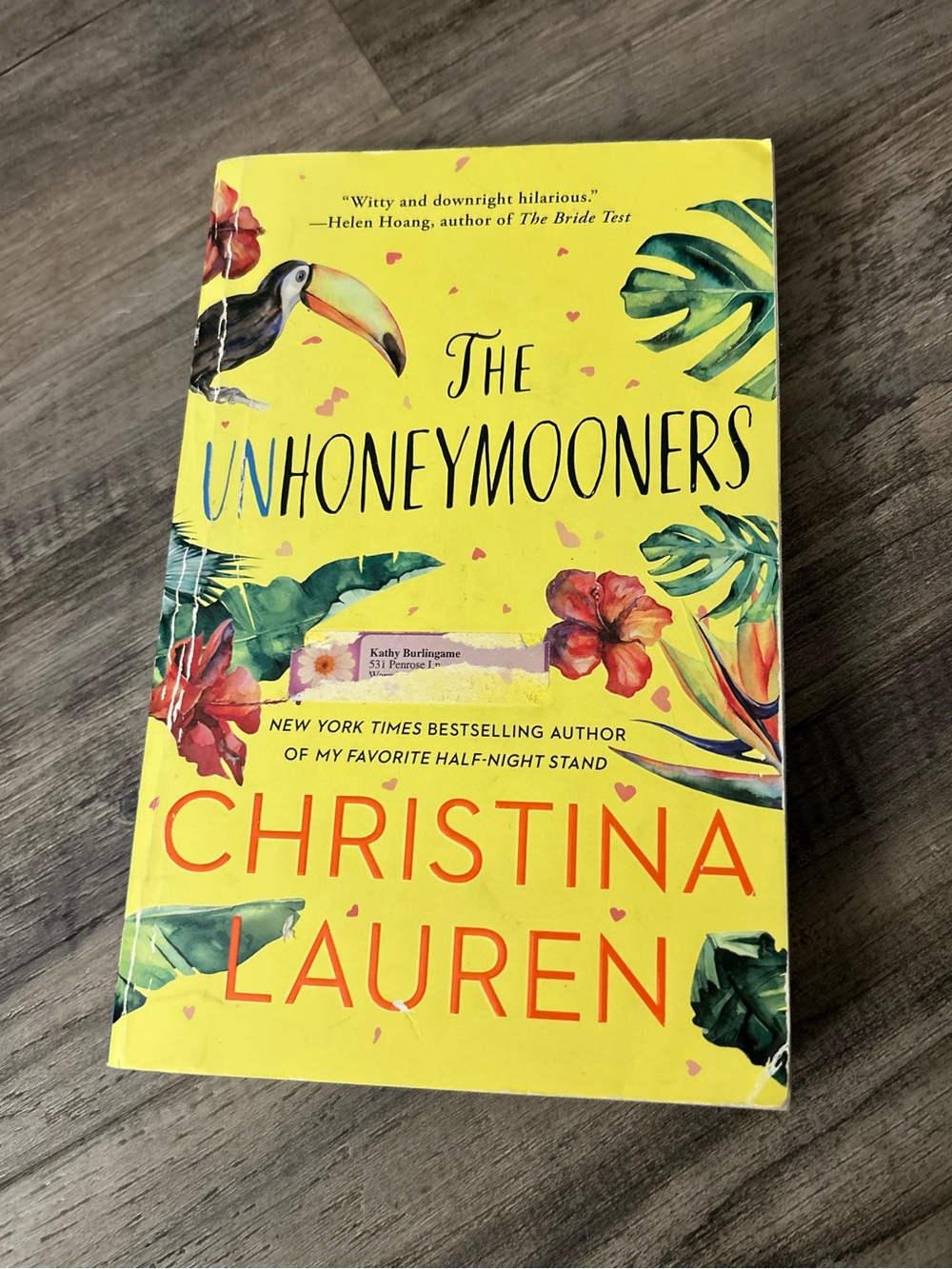 ‘The Unhoneymooners’ Christina Lauren Romance Book/Novel